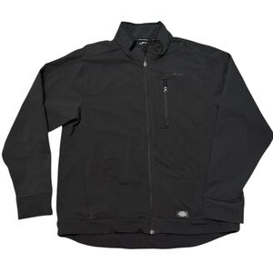Dickies STORM Black Lightweight Performance Rain Jacket Large